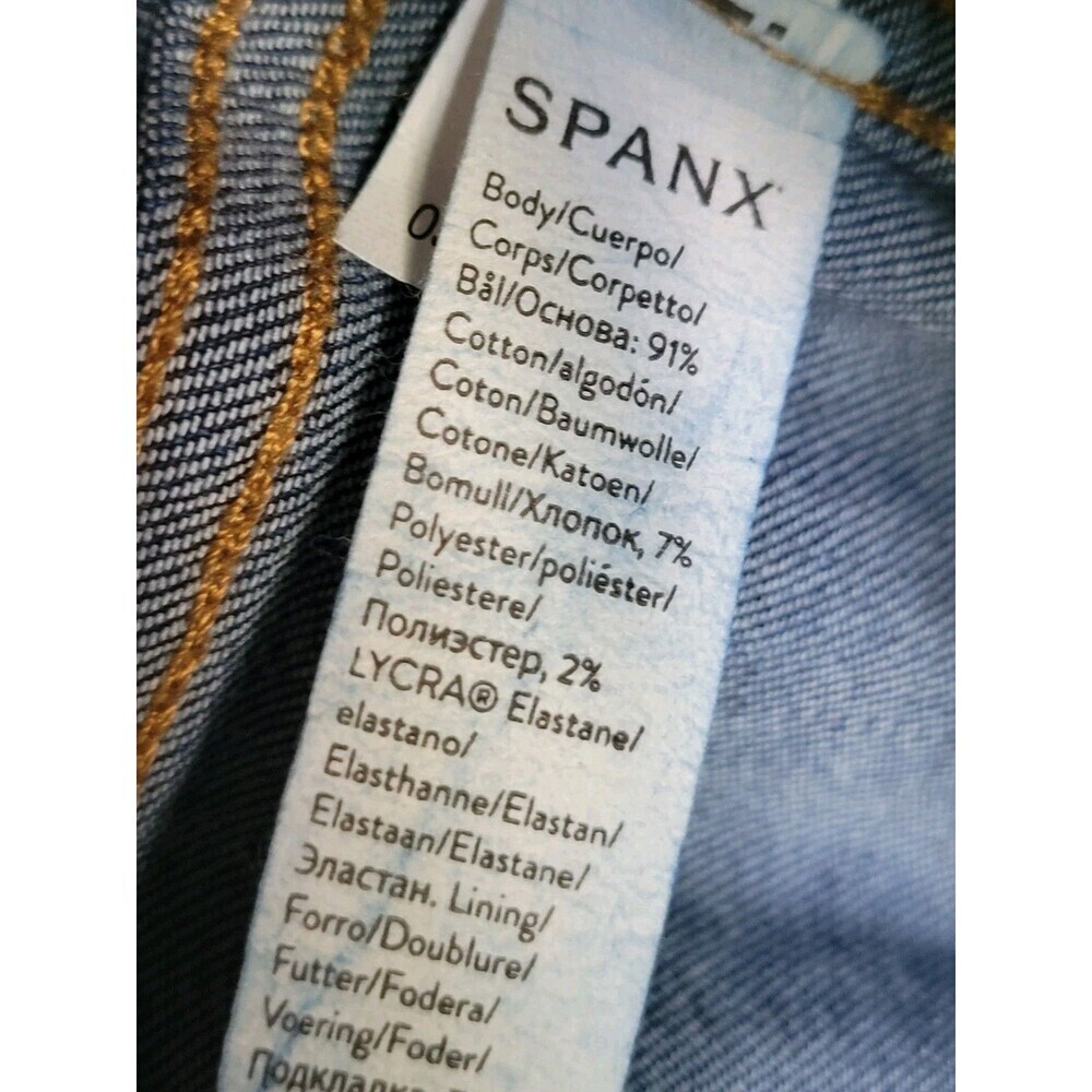 Spanx Women's Jeans Jean-ish Ankle Leggings  Large  High Rise Pull On - Picture 10 of 10